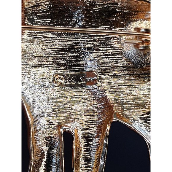 Vintage Gold Toned Elephant Brooch From Park Lane Jewellery - Picture 12 of 13